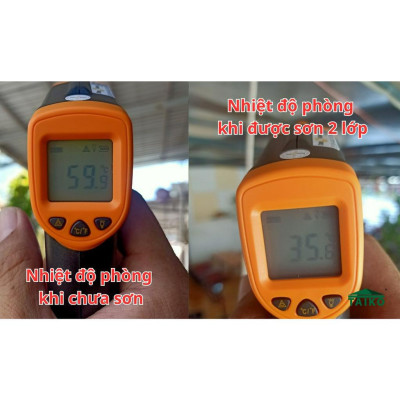 Sơn Chống Nóng, Chống Thấm Taiko CN01- 18Kg - Xử Lý bề mặt tường nhà, mái tôn, kim loại