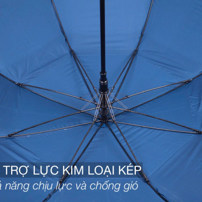 Ô dù cao cấp tán siêu to siêu rộng G30 NASON UMBRELLA Cán gỗ sang trọng khung trợ lực kép chống lật