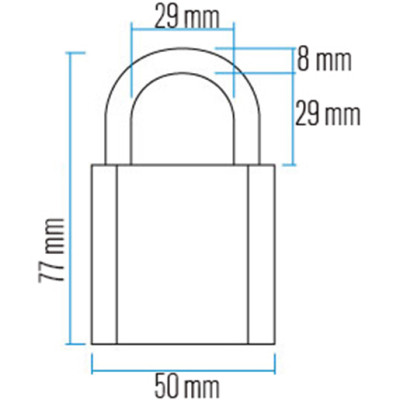 Khóa Titalium TM 64TI Series ABUS (50mm)