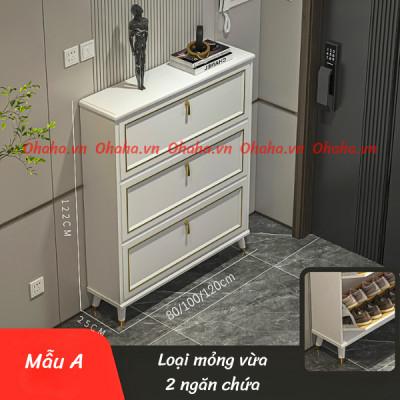 Tủ giày thông minh siêu mỏng cao cấp Ohaha - TGCC021