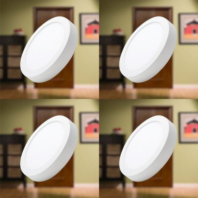 Đèn Ốp Nổi, Đèn LED Panel ốp trần 12W tròn/vuông - Thương hiệu MPE