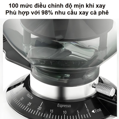 Máy xay hạt cà phê chuyên nghiệp dùng cho gia đình, quán cà phê vừa và nhỏ. Thương hiệu Mỹ cao cấp Shardor BD-CG301. HÀNG CHÍNH HÃNG