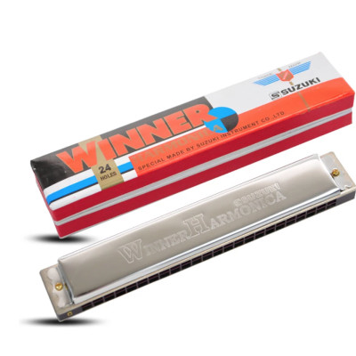 Kèn Harmonica Suzuki Winner W-24 Lỗ Tremolo Tone C Đô Trưởng