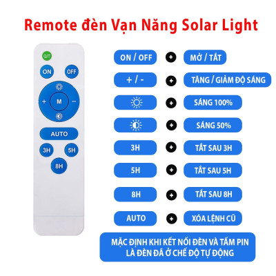 Đèn Pha Năng Lượng Mặt Trời Vạn Năng 500w