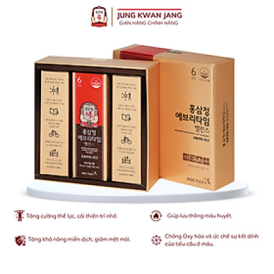 Tinh Chất Hồng Sâm Pha Sẵn KGC Jung Kwan Jang Everytime Balance 30 Gói