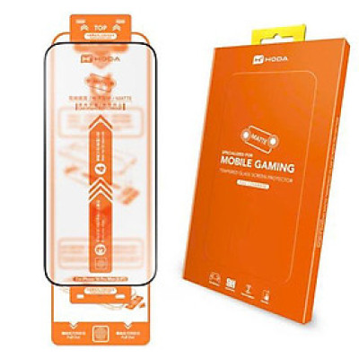 Dán Cường lực cho iPhone 16 Pro / 16 Pro Max Hoda 3D chống chói (Matte) Full keo kèm khung dán / không kèm khung dán - Hàng Chính Hãng