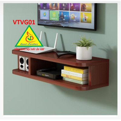 Kệ Ti Vi Treo Tường Trang Trí VTVG01 - Nội Thất Lắp Ráp