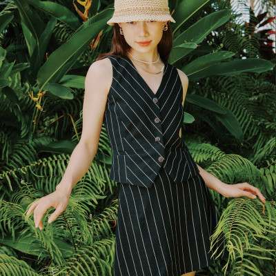 Áo Gilet Minh Nguyệt TOP203 thời trang thiết kế Hity