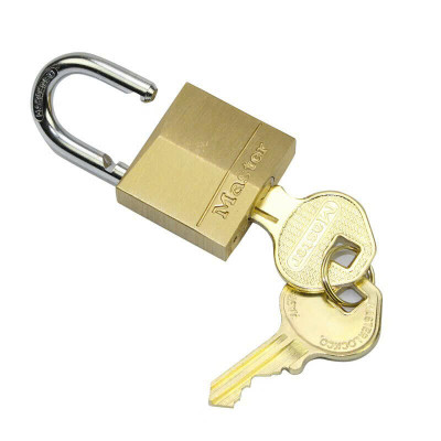 Khóa Thân Đồng Master Lock 130MCND, Khóa sử dụng để khóa vali, túi xách, khóa tủ cá nhân, cabinet.