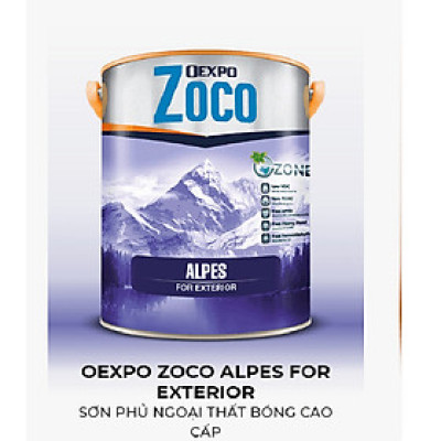 OEXPO ZOCO ALPES FOR EXTERIOR – SƠN PHỦ NGOẠI THẤT BÓNG CAO CẤP- OZ80029