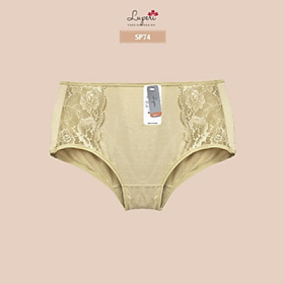 Quần Lót Nữ Cotton Cạp Vừa LUPERI LU3QL74 Nâng Mông Phối Ren Cao Cấp Kháng Khuẩn, Khử Mùi, Thoáng Khí
