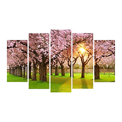 Tranh Nghệ Thuật Vườn Hoa Đào TNT02