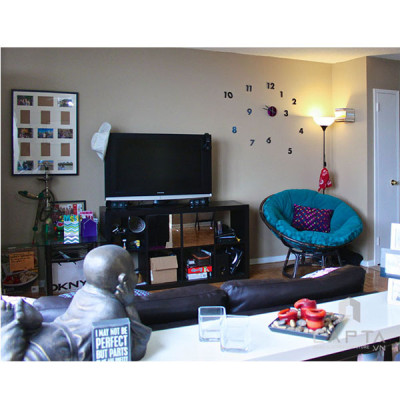 Ghế thư giãn bà bầu khung mây nệm vải Ghế ngủ trưa mẹ bầu khung tròn 1m PAPASAN – Nội thất CAPTA