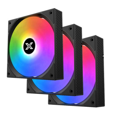 Bộ 3 Fan CASE Xigmatek STARZ S20A ARGB + Hub + Remote Controler - Hàng Chính Hãng