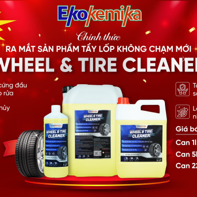 DUNG DỊCH TẨY LỐP XE EKOKEMIKA WHEEL&TIRE CLEANER - 22L