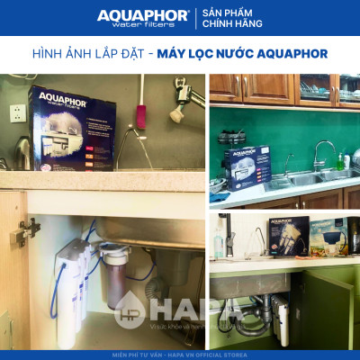 Máy Lọc Nước AQUAPHOR CRYSTAL H Chuẩn Nước Khoáng Uống Trực Tiếp, Công Nghệ NANO Aqualen, Không Dùng Điện - Nhập Khẩu Châu Âu , Hàng Chính Hãng