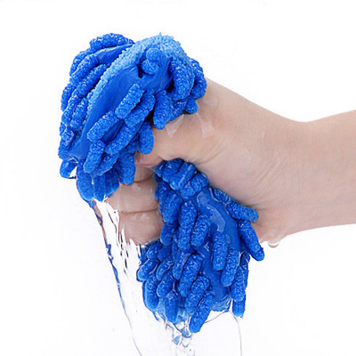 Găng Tay Rửa Xe Máy, Ô Tô Bằng Sợi Microfiber Chống Trầy Sơn | Găng Tay Rửa Xe Sợi Microfiber Mềm Mịn, Tạo Nhiều Bọt, Tránh Trầy Xước Sơn Xe