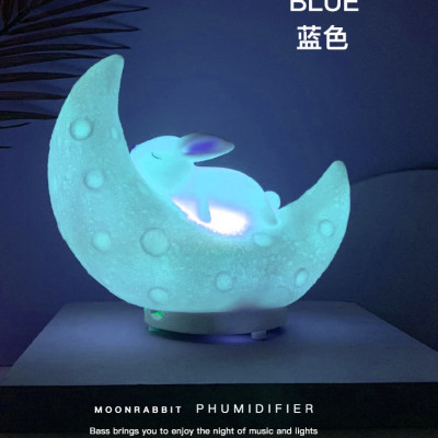 Đèn ngủ mặt trăng ,loa kết nối bluetooth, cổng USB cho chất lượng âm thanh sống động,nghe đài FM (Hàng nhập khẩu)