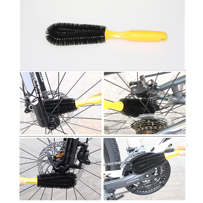 Dụng Cụ Vệ Sinh Lau Chùi Bảo Dưỡng Xe Đạp Gồm Chổi Lau Sên Xích, Chổi Cọ Lốp, Găng Tay Vải (Nhiều Món) Giúp Lau Chùi Vệ Sinh Nhanh Chóng