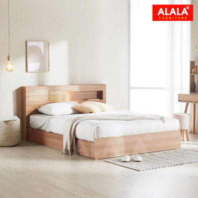 Giường ngủ ALALA1203 + 3 hộc kéo / Miễn phí vận chuyển và lắp đặt/ Đổi trả 30 ngày/ Sản phẩm được bảo hành 5 năm từ thương hiệu ALALA/ Chịu lực 700kg 