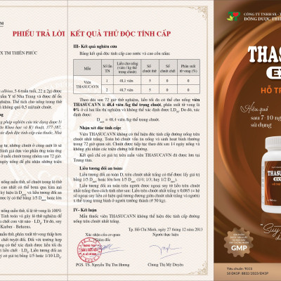 THASUCAVN - PHỤC HỒI CHỨC NĂNG THẬN (Hộp 150 viên)