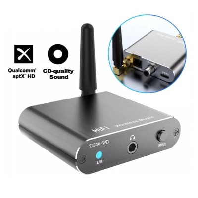 Hàng Chính Hãng - Bộ Thu Bluetooth D300-JA Bluetooth 5.2 Phạm Vi Kết Nối 10m Đa Dạng Kết Nối AUX 3.5mm Optical Coaxial Chế Độ Chuyển Đổi Linh Hoạt Đàm Thoại Rảnh Tay Âm Thanh Hi-Fi Hỗ Trợ Đa Định Dạng SBC AAC aptX-HD Pin Trâu 10 Tiếng Nhỏ Gọn - ROGTZ
