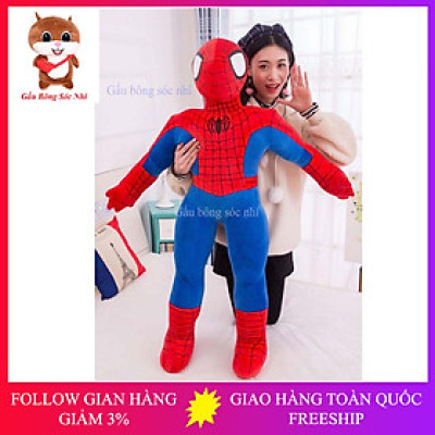 Gấu bông siêu nhân người nhện, Spider Man nhồi bông nhiều kích thước