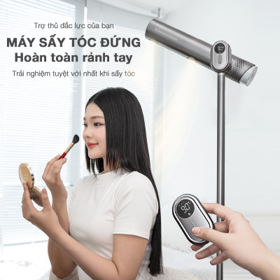 MÁY SẤY TÓC ĐỨNG VIETNAMROBOVAC A4D - HÀNG CHÍNH HÃNG BH 12 THÁNG