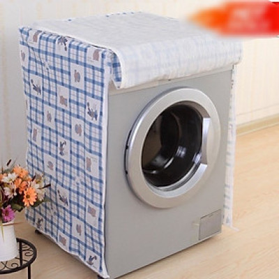 Áo phủ  máy giặt cửa ngang (trước) cho máy từ 11- 15 kg ,vải dù siêu bền tiện lợi , chống thấm nước , bảo vệ máy giặt dưới mọi thời tiết 