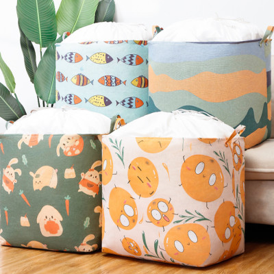 Túi vải Canvas đựng quần áo - Sọt đựng đồ túi chăn 100L cao cấp gấp gọn, chống thấm nước - Giỏ đựng đồ, chăn mền  - Chính hãng D Danido