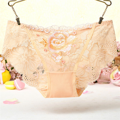 Combo 05 Quần Lót Ren Thêu Hoa Hồng Mềm Mại Quyến Rũ (Giao màu ngẫu nhiên)