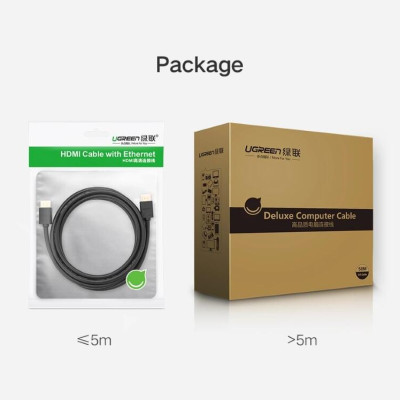 Ugreen UG50410HD104TK 100M màu Đen Cáp tín hiệu HDMI chuẩn 1.2 hỗ trợ phân giải 1080 - HÀNG CHÍNH HÃNG
