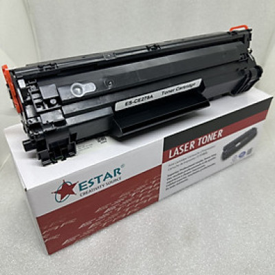 Hộp Mực Estar CE278A dùng cho máy in HP P1566 P1606, 1536dnf, Canon LBP 6230DN, 6230DW, 6200D (326/328) có lỗ đổ mực - Hàng chính hãng