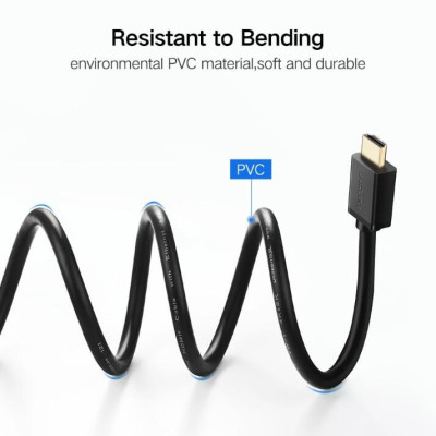 Ugreen UG50409HD104TK 80M màu Đen Cáp tín hiệu HDMI chuẩn 1.4 hỗ trợ phân giải 1080 - HÀNG CHÍNH HÃNG