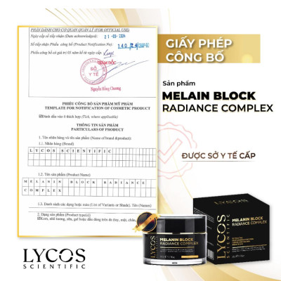Kem Nám Đêm MELANIN BLOCK LYCOS, Kem Nám Lycos - Phiên bản nâng cấp : giảm thâm nám tàn nhang, dưỡng trắng da. hiệu quả lên đến 99%