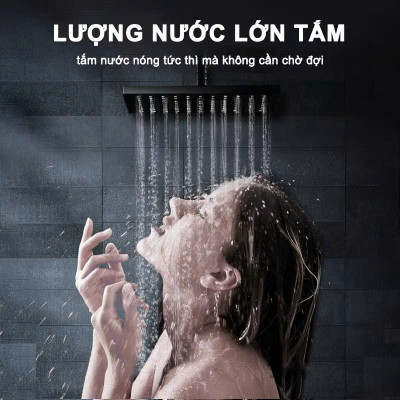 Máy Nước Nóng Trực Tiếp Màn Hình LCD – An Toàn Chống Giật, Cảm Biến Nhiệt, Kèm Vòi Sen Đẹp