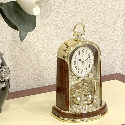 Đồng Hồ Để Bàn Rhythm 4SG713WS23 - Nâu (18.1 x 29.3 x 12.3 cm)