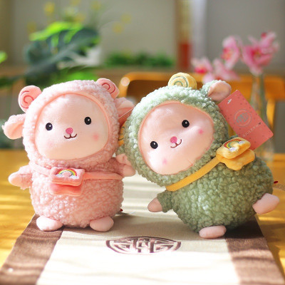 Gấu bông con cừu đeo cặp dễ thương, cừu lông xù siêu cưng cute (25cm) mẫu mới siêu hot, hàng xịn cao cấp loại 1 an toàn cho trẻ nhỏ