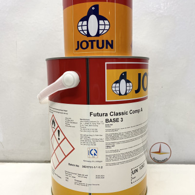 Sơn Epoxy Jotun Futura Classic base 3 màu Green 257 (Xanh lá) 5L/bộ