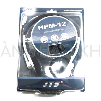 HPM-12 Professional Studio Monitor Headphone JTS - HÀNG CHÍNH HÃNG 