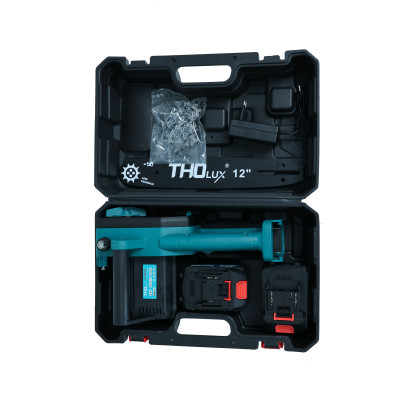 Máy cưa xích pin Tholux M-9602B 700W, Chiều dài lam 305mm, pin 10cell, Động cơ Không Chổi Than
