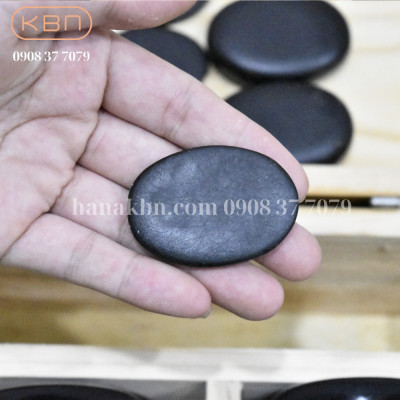 BỘ ĐÁ MASSAGE 18 VIÊN - GIỮ NÓNG LÂU (18 viên đá/1 bộ)