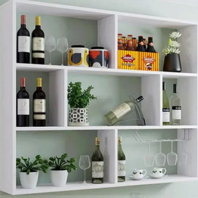 Kệ Gỗ Treo Tường Giấu Chân Khổ A4 Juno Sofa CTKT223 KT 120x100x22 cm