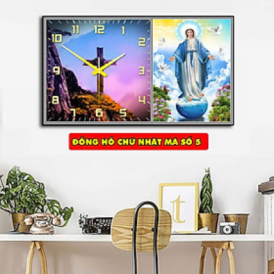 Đồng Hồ tranh Pha lê PVP, đồng hồ KT 30*60, 40*80, ĐỒNG HỒ PHA LÊ , ĐÔNG HỒ TREO TƯỜNG