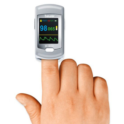 Máy Đo Khí Máu Và Nhịp Tim Cá Nhân Pin Sạc, Kết Nối USB Beurer PO80