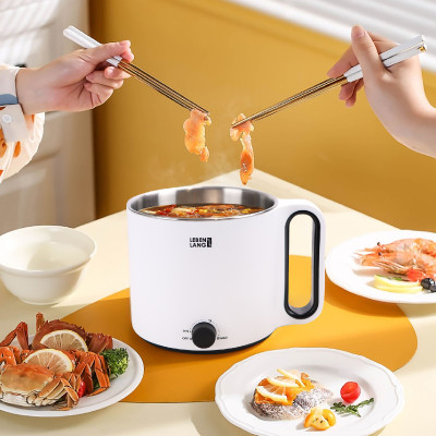 Nồi lẩu điện mini đa năng Lebenlang LBEC0808 1500ml - Hàng chính hãng