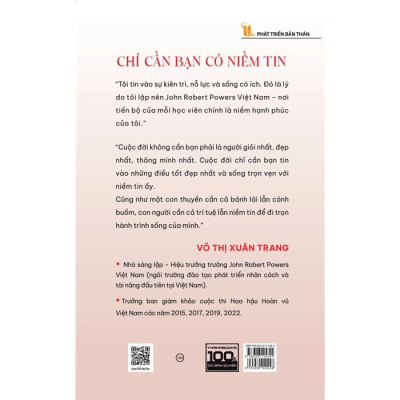 Chỉ Cần Bạn Có Niềm Tin