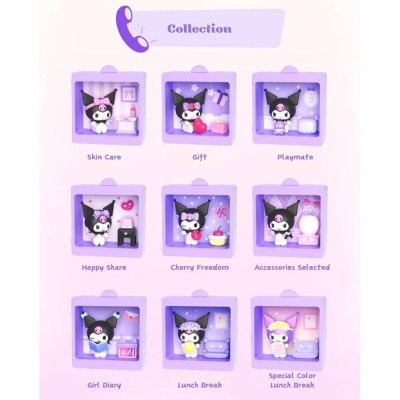 Đồ Chơi Mô Hình Hộp Mù Kuromi - Happy Holiday - Moetch MX04 (Sản Phẩm Bên Trong Là Ngẫu Nhiên)