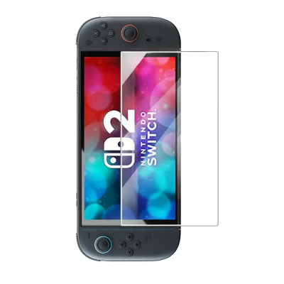 Kính Cường Lực Mipow Kingbull HD Premium Silk Cho Nintendo Switch 2 Cảm Ứng Siêu Nhạy Bảo Vệ Khỏi Trầy Xước Cho Máy Game Hàng Chính Hãng