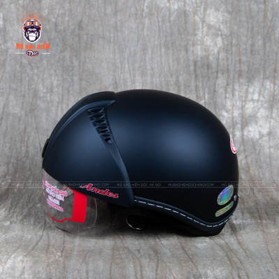 Mũ Bảo Hiểm Nửa Đầu Kính Ẩn ANDES 181 - Nhiều Màu - Cao Cấp